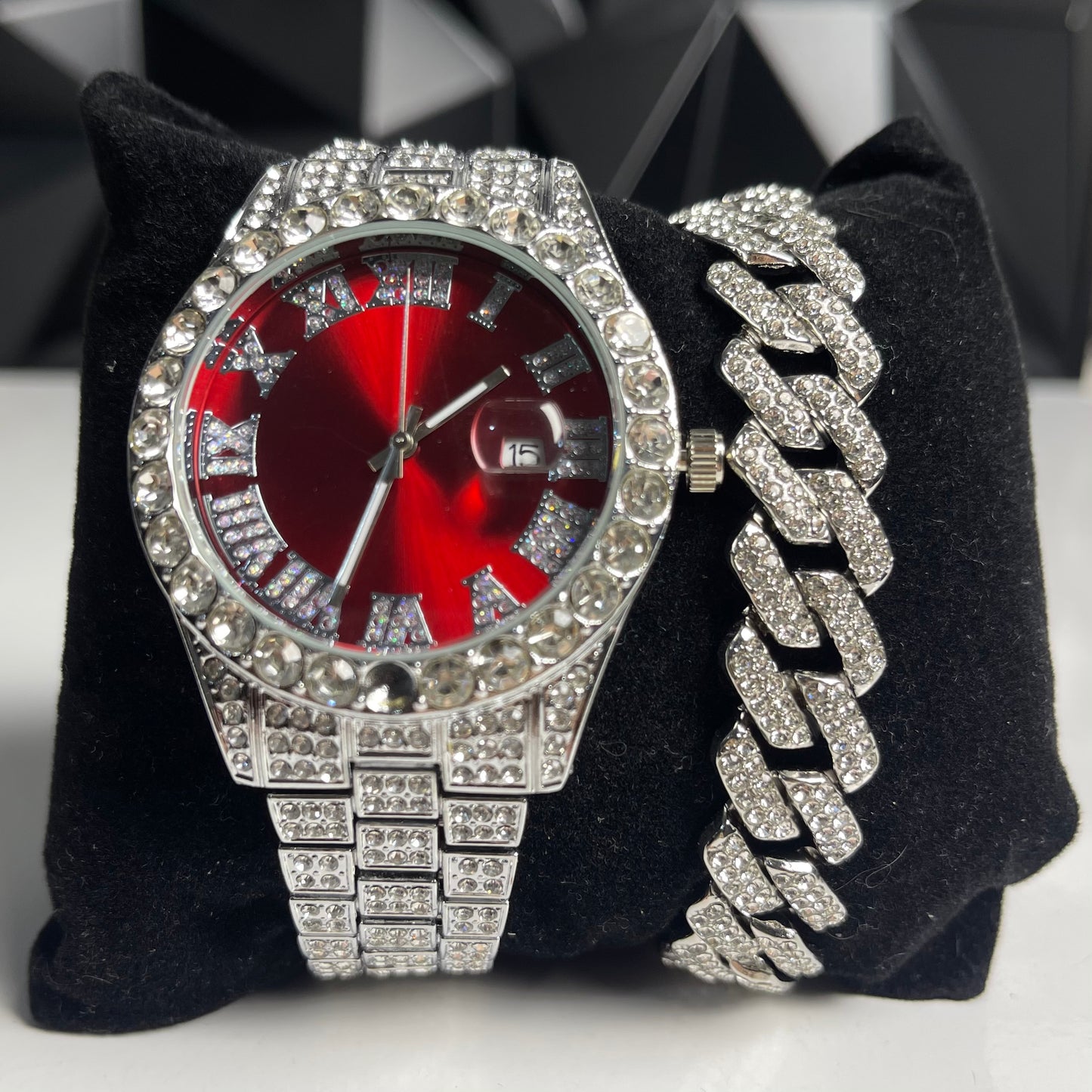 Reloj SilverRed y Cubana
