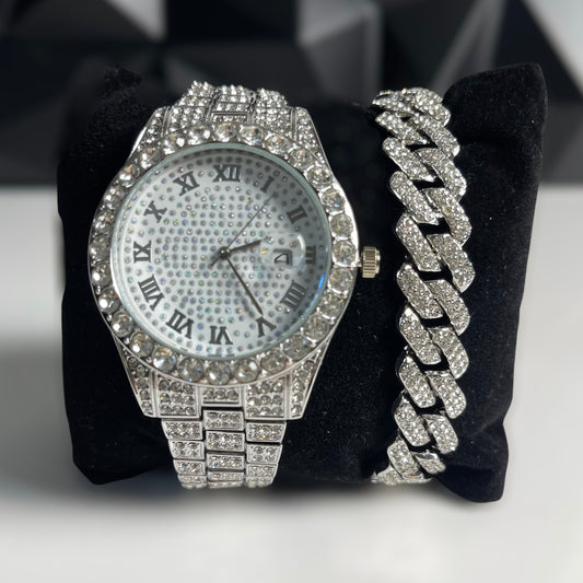 Reloj Silver y Cubana