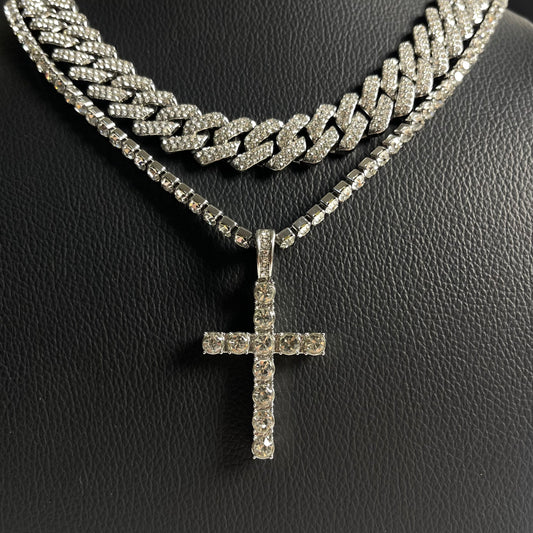 Cuban con Cruz Silver