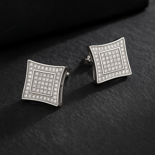 Aretes Matrix Silver